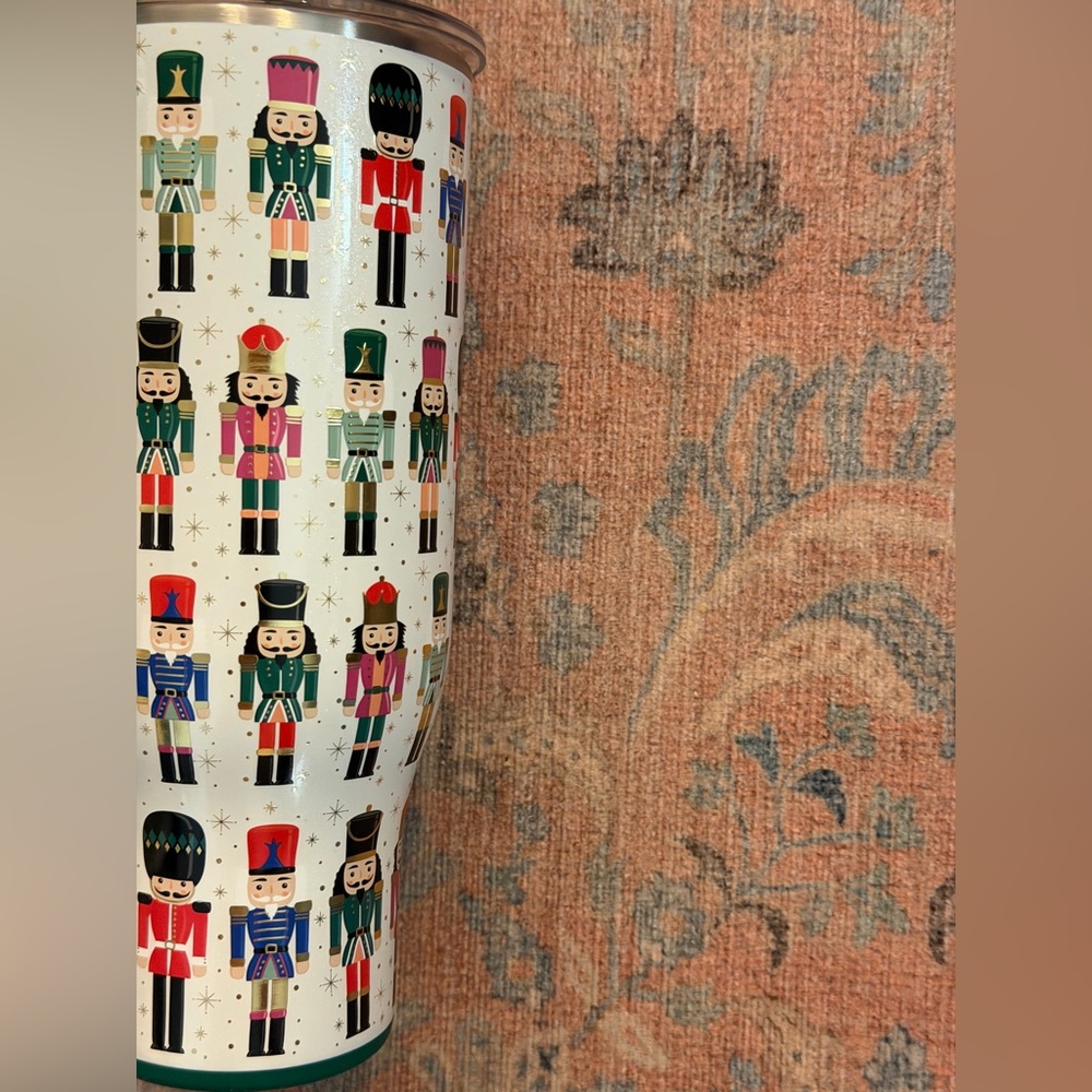 SWIG LIFE 30oz Insulated Tumbler W/ Handle, Lid & Straw in Classic Nutcracker - Picture 10 of 12